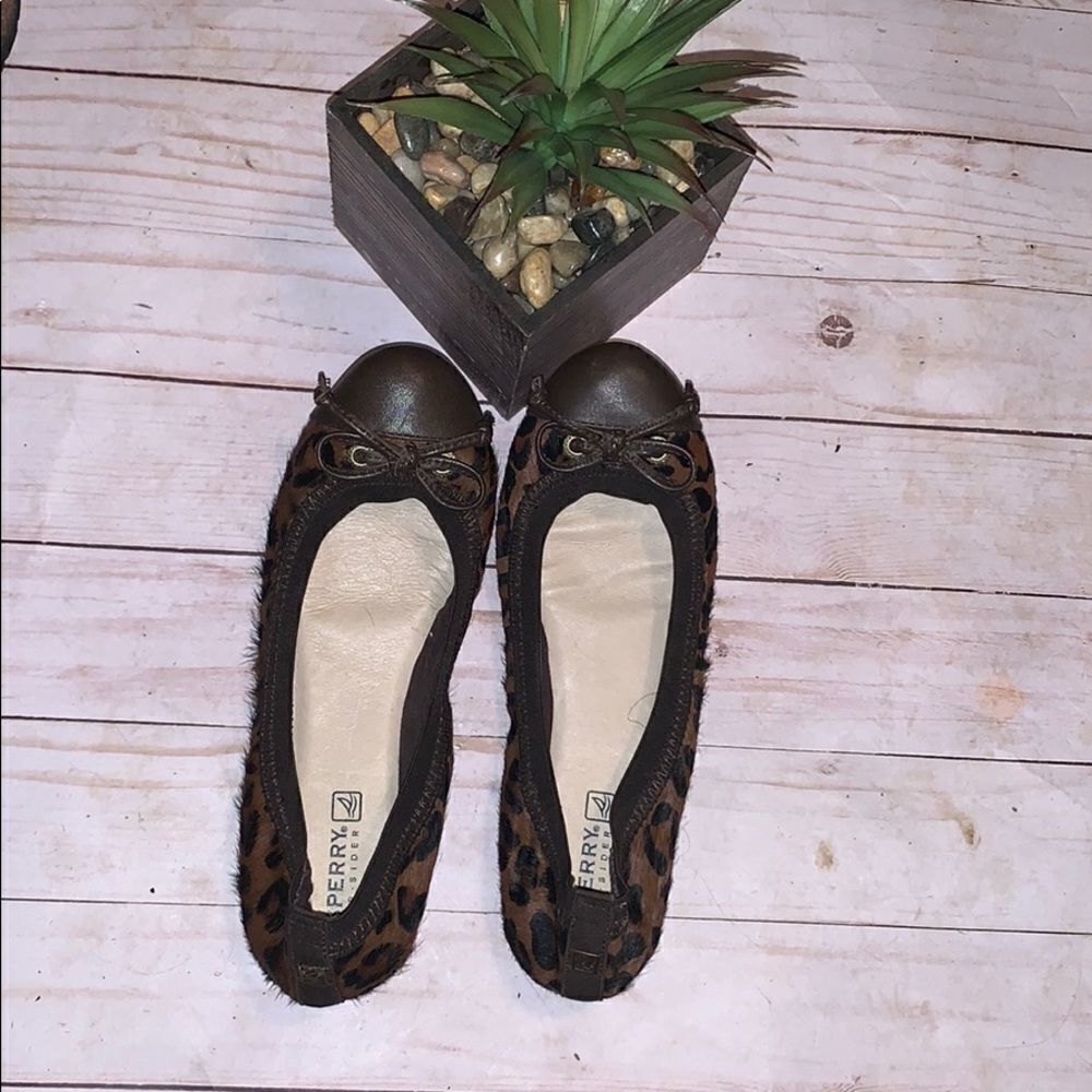 Sperry Top-Sider Brown Leather  Shoes Size 5.5